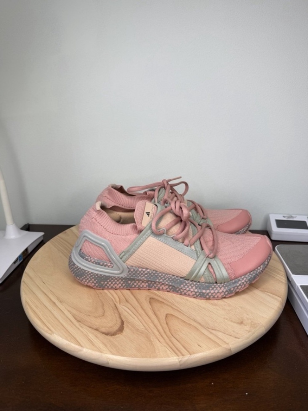 Adidas x Stella McCartney UltraBoost 20 Pink Running Sneakers Shoes Womens 8 NEW